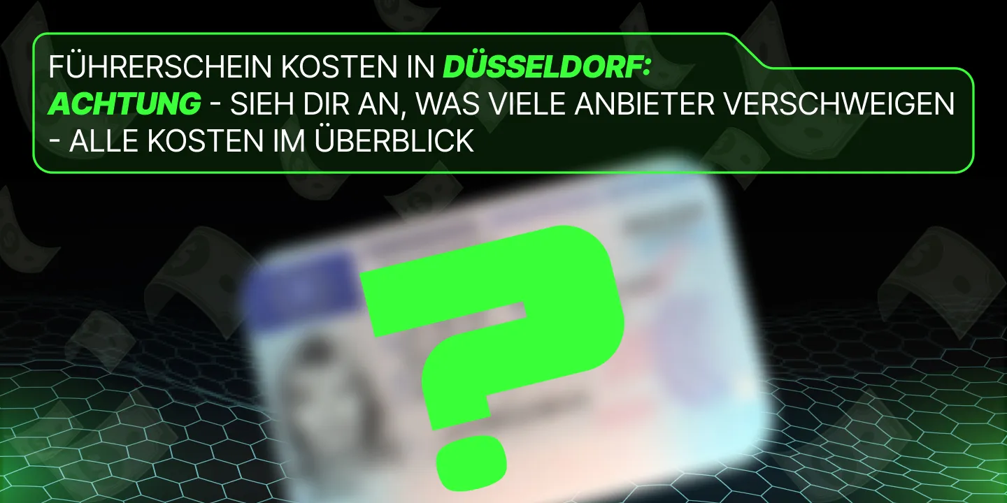 Führerschein Kosten in Düsseldorf